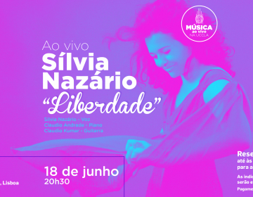 Sílvia Nazário ao vivo no palco da UCCLA