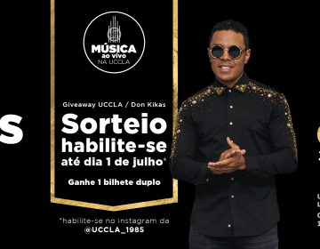 INSTAGRAM da UCCLA - Concerto solidário de Don Kikas na UCCLA - Sorteio Giveaway UCCLA/Don Kikas