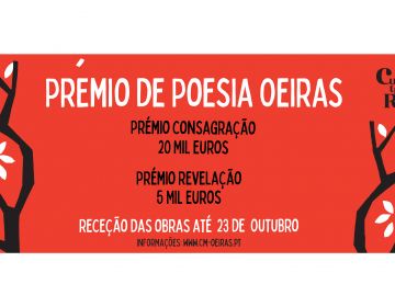 Câmara Municipal de Oeiras cria prémio de poesia da língua portuguesa