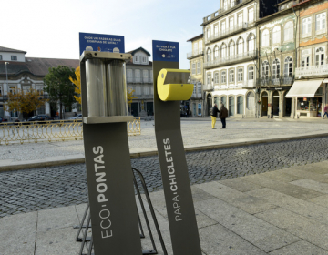 Guimarães instala Papa-Chicletes e EcoPontas