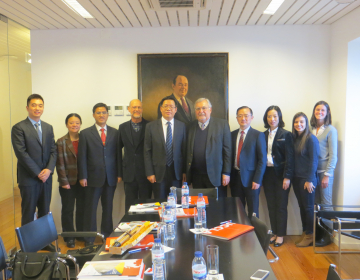 Reunião com delegação da província de Jiangsu