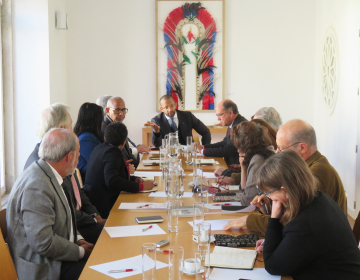 Encontro com o Ministro da Cultura de Cabo Verde