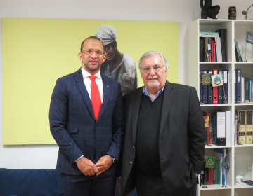Reunião com o Ministro da Cultura de Cabo Verde