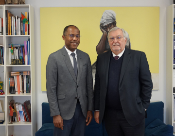 Reunião com o presidente da Câmara Municipal da Praia