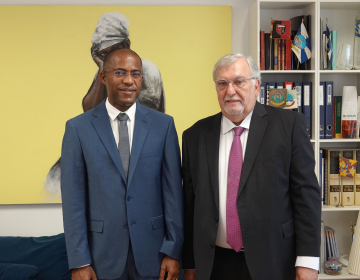 Encontro com presidente da Câmara da Praia