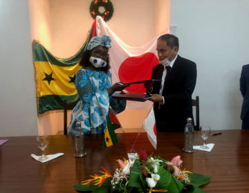 Japão e São Tomé e Príncipe assinam acordo para ajuda alimentar