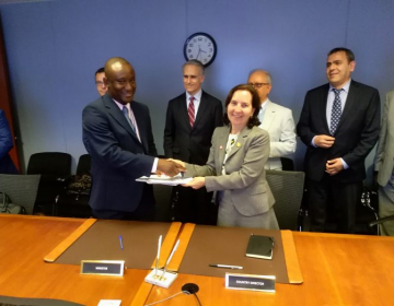 Reabilitação de estrada em São Tomé e Príncipe