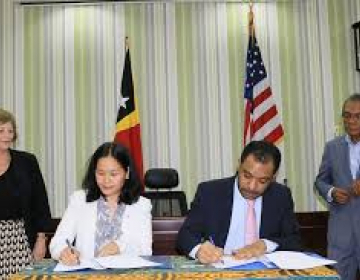 Timor-Leste assina um acordo de financiamento de 7,5 milhões de dólares