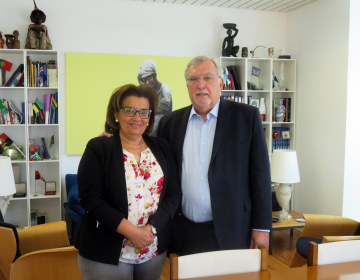 Visita da vereadora Maria Aleluia Andrade à UCCLA