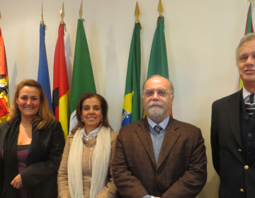 Delegação da UCCLA recebida na Associação das Universidades de Língua Portuguesa