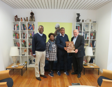 Visita do presidente da Câmara de Inhambane