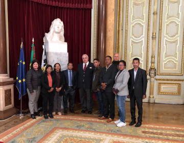 Delegação timorense recebida em Lisboa no âmbito do projeto reforço da governação urbana em Díli