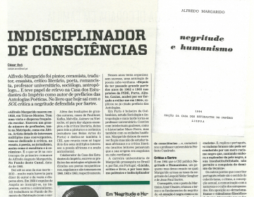 Indisciplinador de consciências - Alfredo Margarido
