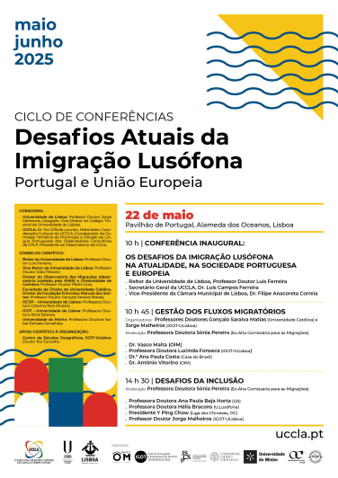 Ciclo de Conferências - 22 de maio de 2025