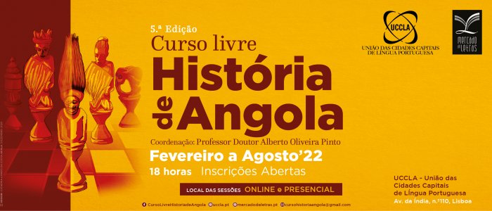 Curso Livre História de Angola na UCCLA - 5.ª edição