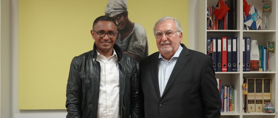 Encontro com o presidente da Câmara Municipal de São Filipe