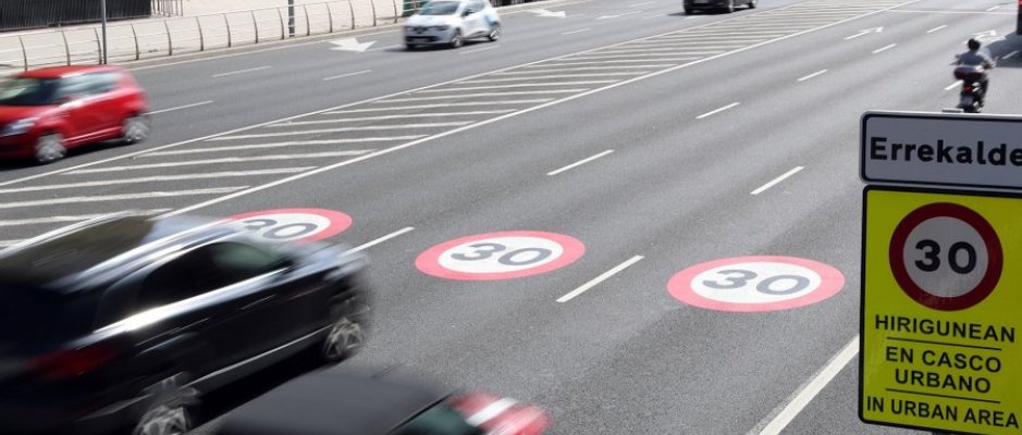 Diminuição do limite de velocidade das vias urbanas espanholas