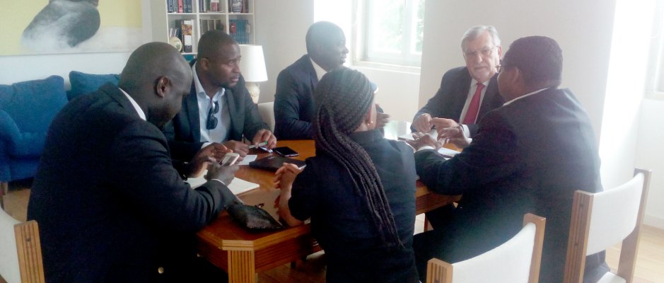 Visita de delegação do PAIGC da Guiné-Bissau à UCCLA