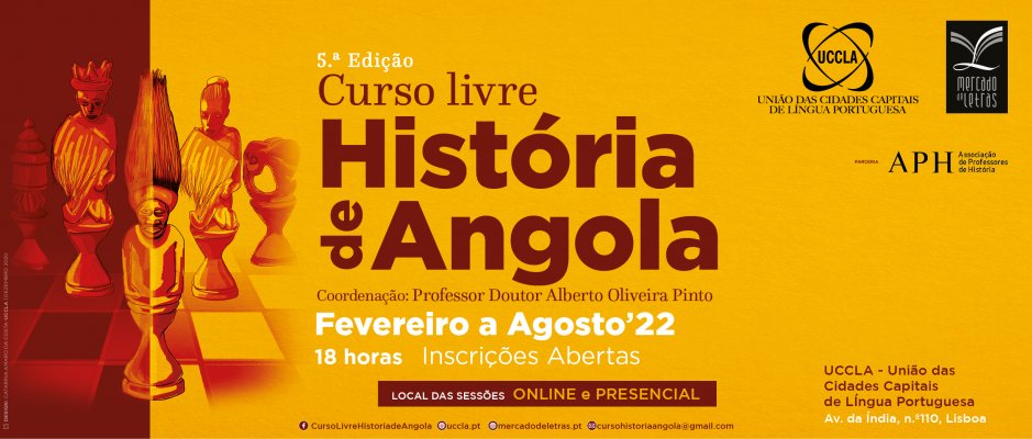 Curso Livre História de Angola na UCCLA - 5.ª edição
