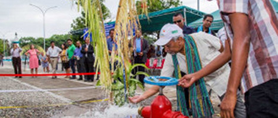 Inauguração do sistema de abastecimento de água potável em Oecussi-Ambeno