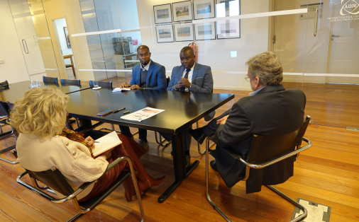 Encontro com o presidente da Câmara Municipal de São Miguel