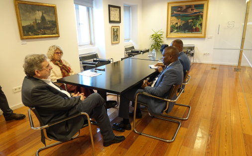 Encontro com o presidente da Câmara Municipal de São Miguel