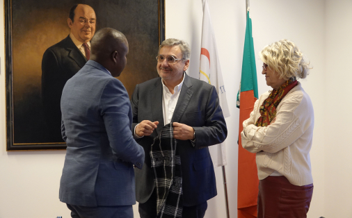 Encontro com o presidente da Câmara Municipal de São Miguel