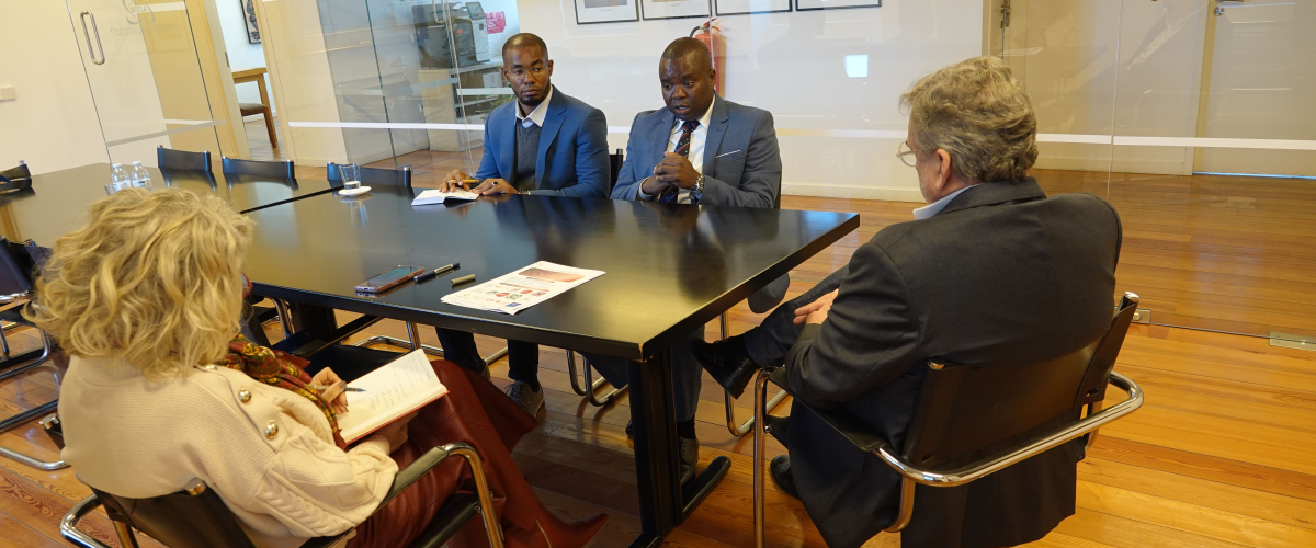 Encontro com o presidente da Câmara Municipal de São Miguel