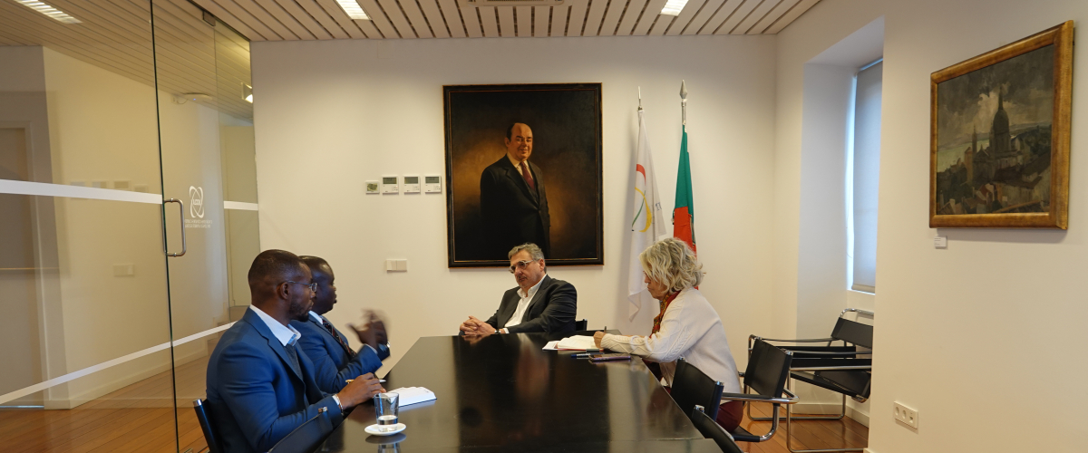 Encontro com o presidente da Câmara Municipal de São Miguel