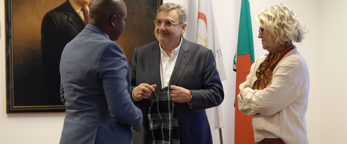 Encontro com o presidente da Câmara Municipal de São Miguel