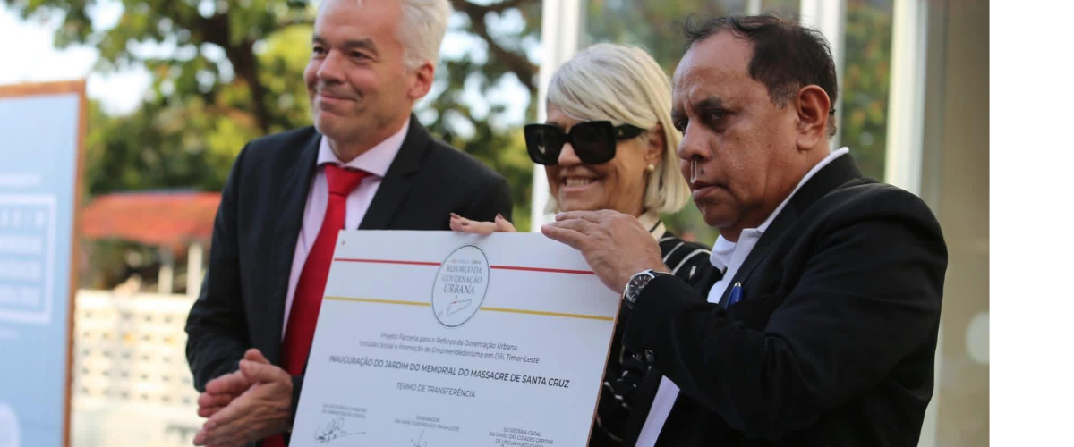 Inaugurado Jardim do Memorial do Massacre de Santa Cruz