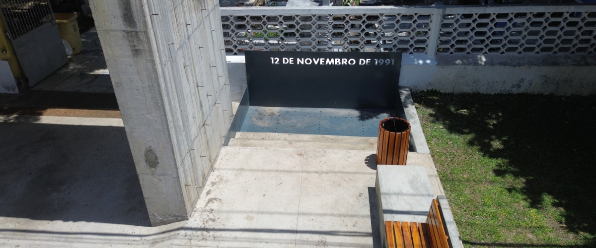 Inaugurado Jardim do Memorial do Massacre de Santa Cruz