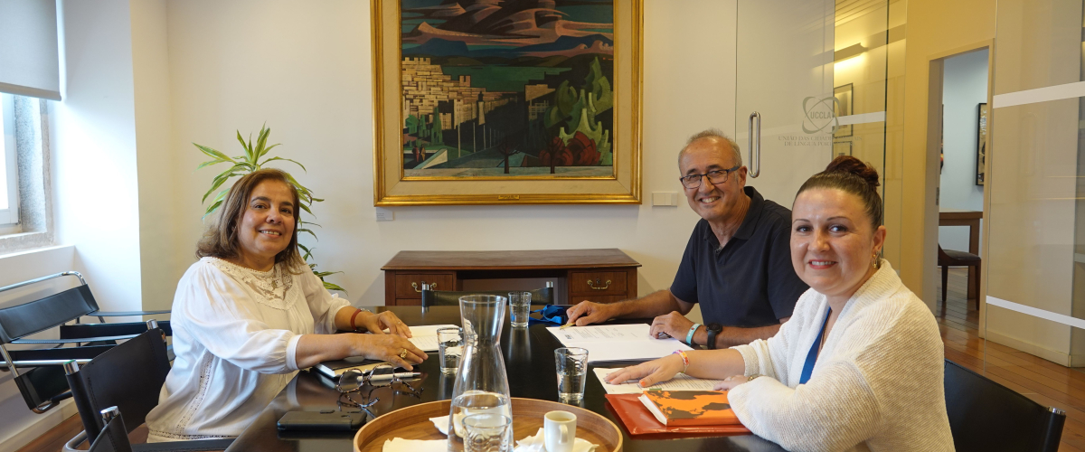 Reunião após a outorga do protocolo de cooperação
