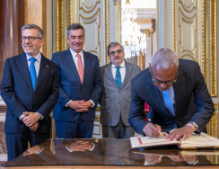 Presidente da República de Cabo Verde recebido na Câmara Municipal de Lisboa