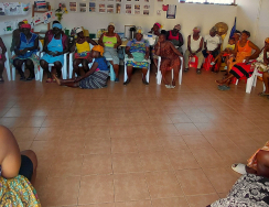 Ação participativa local com a comunidade de Porto Mosquito