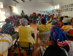 Ação participativa local com a comunidade de Porto Mosquito