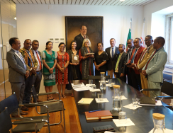 Delegação do município de Ermera em visita à UCCLA