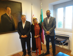 Encontro com o Presidente do Governo Regional do Príncipe reforça cooperação