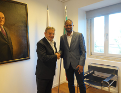 Encontro com o Presidente do Governo Regional do Príncipe reforça cooperação