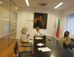 Reunião com presidente do Conselho Municipal de Xai-Xai 