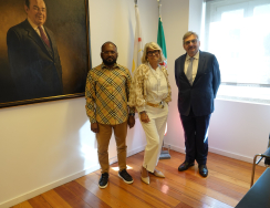 Reunião com presidente do Conselho Municipal de Xai-Xai