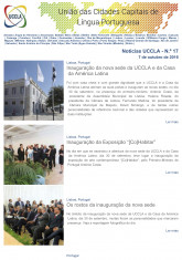 Notícias UCCLA - N.º 17 - 7 de Outubro de 2016