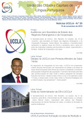 Notícias UCCLA - N.º 20 - 18 de Novembro de 2016