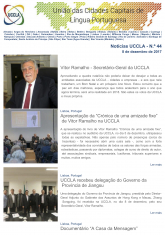 Notícias UCCLA - N.º 44 - 9 de Dezembro de 2017