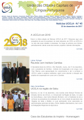 Notícias UCCLA - N.º 45 - 22 de Dezembro de 2017