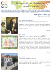 Notícias UCCLA - N.º 47 - 2 de Fevereiro de 2018