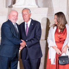 Jantar oficial em honra do Presidente do Brasil