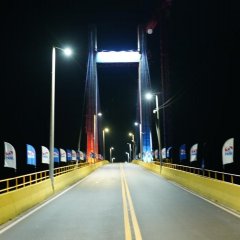 Novo sistema de iluminação reforça segurança na ponte de Outeiro