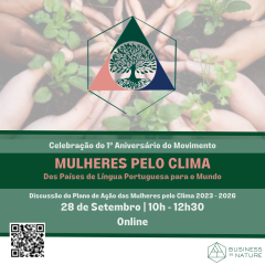 UCCLA participa no primeiro aniversário do movimento Mulheres pelo Clima