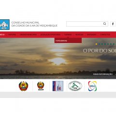 Lançamento do site institucional da Ilha de Moçambique